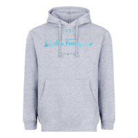 Heather Grey SALVATORE TSHIRT Heavyweight Hoodie - linhVisuals