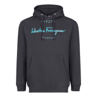 Smoke SALVATORE TSHIRT Heavyweight Hoodie - linhVisuals
