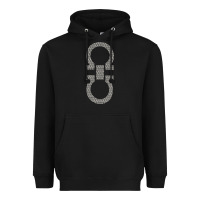 Black SALVATORE TSHIRT Heavyweight Hoodie - linhVisuals
