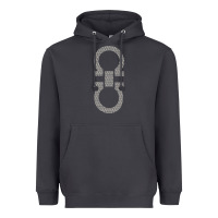 Smoke SALVATORE TSHIRT Heavyweight Hoodie - linhVisuals