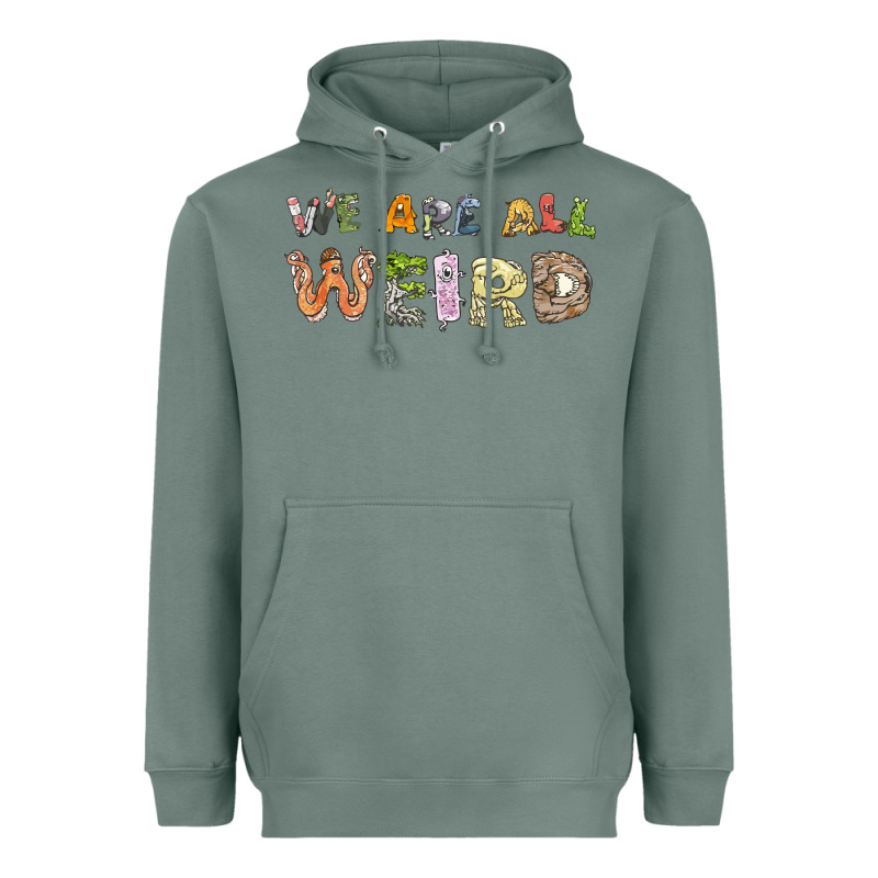 We Are All Weird Heavyweight Hoodie by linhVisuals | Teevron