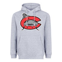 Heather Grey carolina mudcats Heavyweight Hoodie - linhVisuals