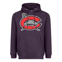 Plum carolina mudcats Heavyweight Hoodie - linhVisuals