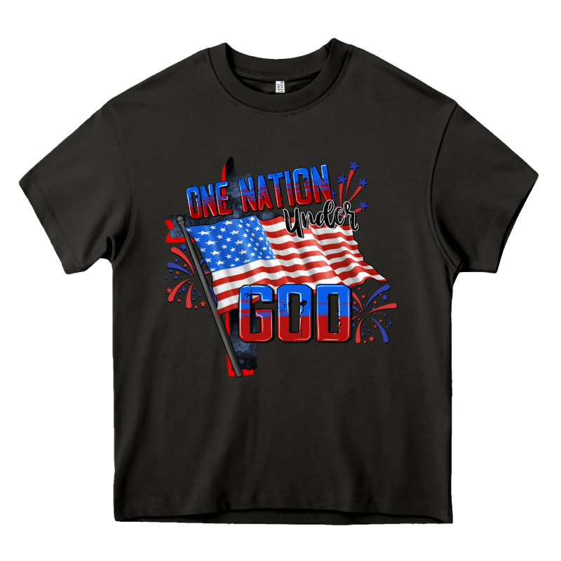One Nation Under God Heavy Core Tee by CowGirlArtShop | Teevron