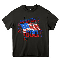 Asphalt one nation under god Heavy Core Tee - CowGirlArtShop
