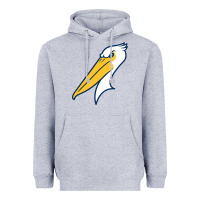 Heather Grey myrtle beach pelicans Heavyweight Hoodie - linhVisuals