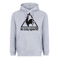 Heather Grey le coq sportif Heavyweight Hoodie - linhVisuals