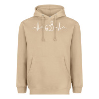 Mushroom bowling heartbeat bowler ecg bowling ball tournament gift sweatshirt Heavyweight Hoodie - linhVisuals