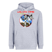 Heather Grey international grup music  galactic empire Heavyweight Hoodie - linhVisuals