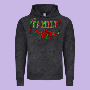 Family Christmas 2022 Vintage Hoodie Designed By Fadigitalartstudio