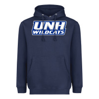 Navy unh Heavyweight Hoodie - linhVisuals