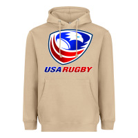 Mushroom usa rugby Heavyweight Hoodie - linhVisuals