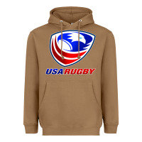 Toasted Coconut usa rugby Heavyweight Hoodie - linhVisuals