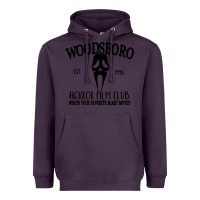 Plum woodsboro horror film club scream Heavyweight Hoodie - linhVisuals