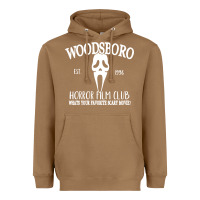Toasted Coconut woodsboro horror film club scream Heavyweight Hoodie - linhVisuals
