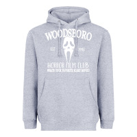 Heather Grey woodsboro horror film club scream Heavyweight Hoodie - linhVisuals