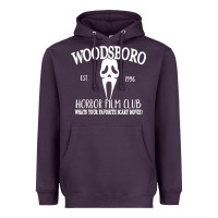 Plum woodsboro horror film club scream Heavyweight Hoodie - linhVisuals