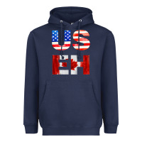 Navy america canada Heavyweight Hoodie - linhVisuals