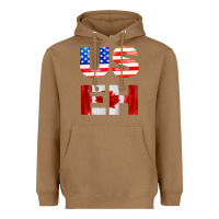 Toasted Coconut america canada Heavyweight Hoodie - linhVisuals