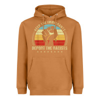 Meerkat keep the immigrants deport the racists Heavyweight Hoodie - linhVisuals