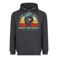 Smoke keep the immigrants deport the racists Heavyweight Hoodie - linhVisuals