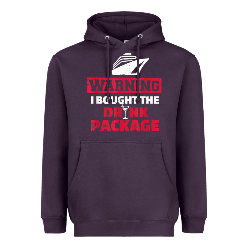 Cruise Drinking Package T Shirt Heavyweight Hoodie by linhVisuals | Teevron