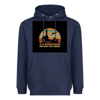 Navy 3.6 roentgen not terrible Heavyweight Hoodie - linhVisuals