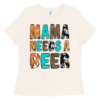 Bone Mama Needs a Beer Ladies Tee - CowCowDesign