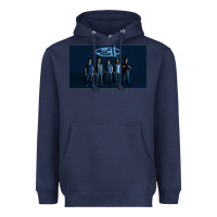 Navy 311 megow Heavyweight Hoodie - linhVisuals