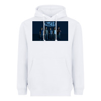 White 311 megow Heavyweight Hoodie - linhVisuals