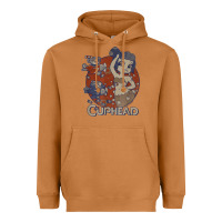 Meerkat cuphead cala maria airplane attack t shirt Heavyweight Hoodie - linhVisuals