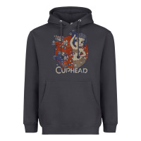 Smoke cuphead cala maria airplane attack t shirt Heavyweight Hoodie - linhVisuals