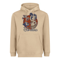 Mushroom cuphead cala maria airplane attack t shirt Heavyweight Hoodie - linhVisuals
