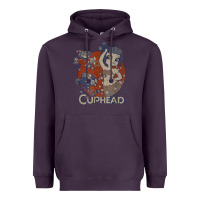Plum cuphead cala maria airplane attack t shirt Heavyweight Hoodie - linhVisuals