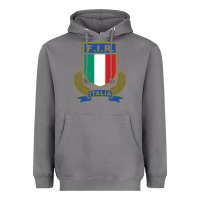 Storm italian rugby federation Heavyweight Hoodie - linhVisuals