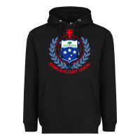 Black samoa rugby Heavyweight Hoodie - linhVisuals
