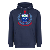 Navy samoa rugby Heavyweight Hoodie - linhVisuals