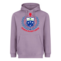 Lavender samoa rugby Heavyweight Hoodie - linhVisuals