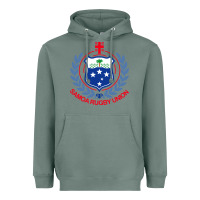 Sage samoa rugby Heavyweight Hoodie - linhVisuals