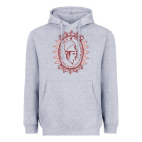 Heather Grey Union College Heavyweight Hoodie - linhVisuals