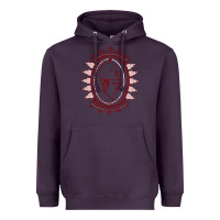 Plum Union College Heavyweight Hoodie - linhVisuals