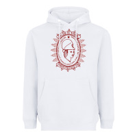 White Union College Heavyweight Hoodie - linhVisuals