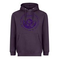 Plum Williams College Heavyweight Hoodie - linhVisuals