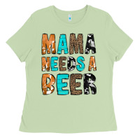 Matcha Mama Needs a Beer Ladies Tee - CowCowDesign