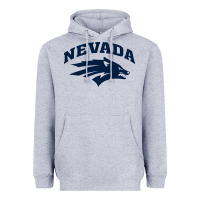 Heather Grey nevada wolf pack Heavyweight Hoodie - linhVisuals