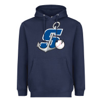 Navy stockton ports baseball Heavyweight Hoodie - linhVisuals