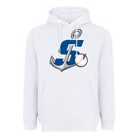 White stockton ports baseball Heavyweight Hoodie - linhVisuals