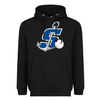 Black stockton ports baseball Heavyweight Hoodie - linhVisuals
