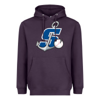 Plum stockton ports baseball Heavyweight Hoodie - linhVisuals