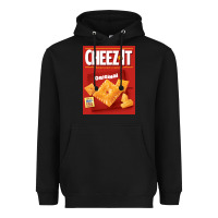 Black cheez it original box front sweatshirt Heavyweight Hoodie - linhVisuals